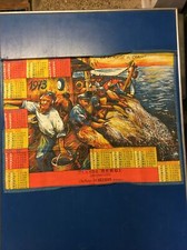 1973 - Calendrier tissu