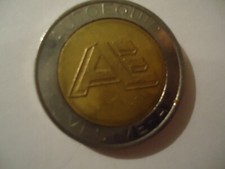 jeton de lavage automobile Italie Pinguino verde -frappe à la presse -