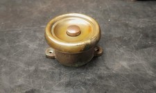 Ancien Bouton Sonnette Laiton