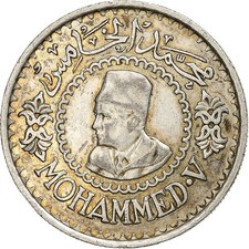 Monnaie, Maroc, Mohammed V
