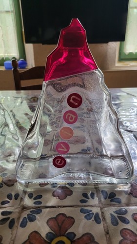 Bouteille verre vide evian - en, verre,