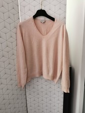 Pull abricot cachemire Éric