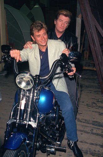 Photo johnny hallyday rock - hallyday,