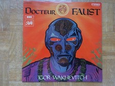 ULTRA RARE LP IGOR WAKHEVITCH  " DOCTEUR FAUST  "  1971  COVER PHILIPPE DRUILLET