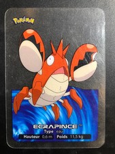 Carte Pokémon Transparente Lamincards 102 Ecrapince Française (port groupé)