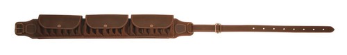 Cartouchière en cuir vieilli