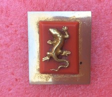 B01 Broche Salamandre VINTAGE JEAN PAINLEVE ART DECO SALAMANDER BROOCH année 30s