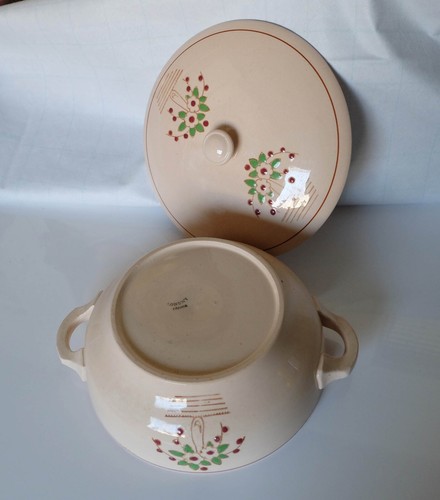 Soupiere longwy art deco - soupiere,