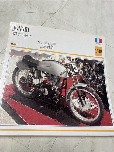 Jonghi 125 type 1948 carte - jonghi,