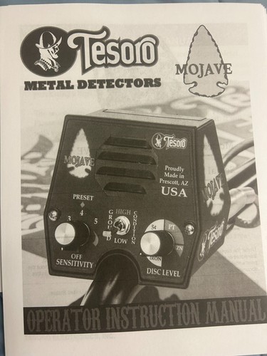 Tesoro mojave metal detector - mojave,