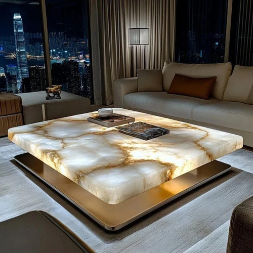 Handmade white agate coffee - white,
