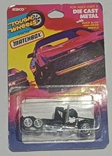 Camion Miniature 1/60 Kenworth Cabover T-560 Noir Tough Wheels Vintage A-19