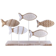 Wooden Fish Figurines with