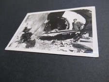 Photo Originale  Crash Avion