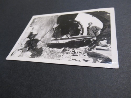 Photo originale crash avion - ,