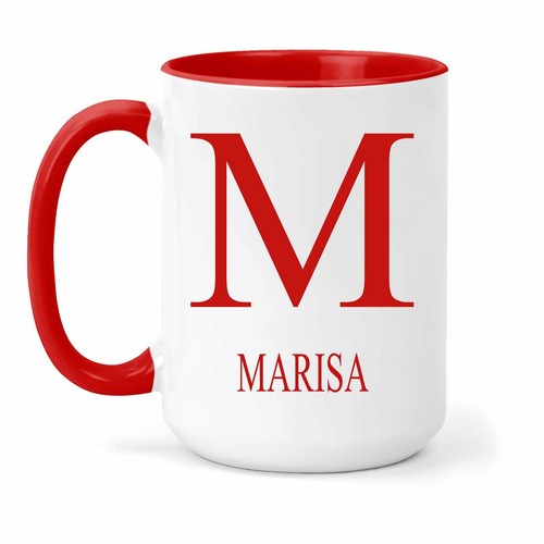 Marisa nom initiales tasse - nom,