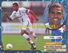 298 SONNY ANDERSON - FOIL # OLYMPIQUE LYONNAIS STICKER  PANINI  FOOT 2002 2003