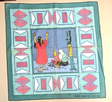 TINTIN Amlook 1994 foulard