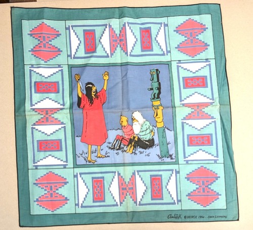 Tintin amlook 1994 foulard - tintin,
