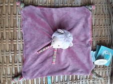 Doudou Plat Souris Parme Les