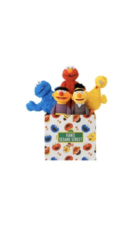Kaws uniqlo plush sesame - kaws,
