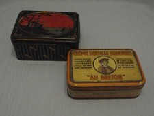 Lot de 2 boites métalliques