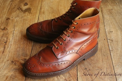 Chaussures bottes derby brogue