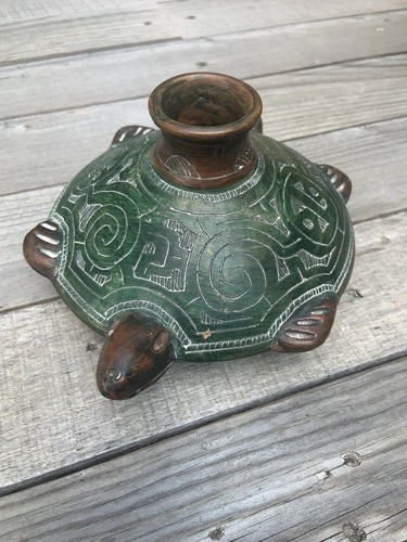 Ancien vase tortue - vase,