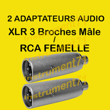 Adaptateurs audio xlr - audio,