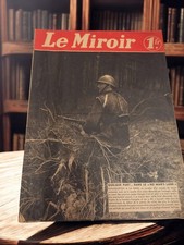 Magazine vintage Le Miroir 1940 journal ancien rétro collection histoire France