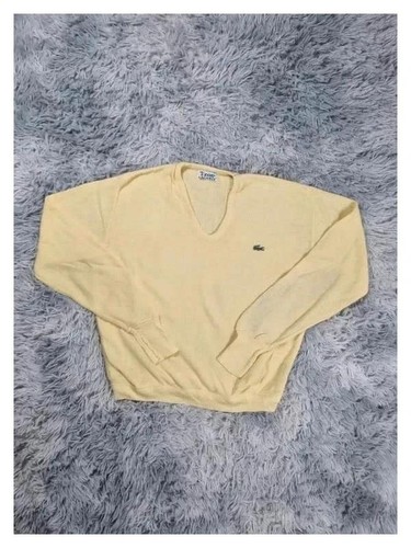 Pull lacoste jaune - lacoste,