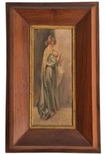 Tableau Ancien Huile Portrait