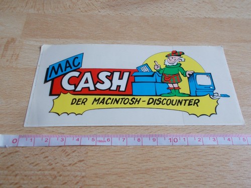 Autocollant vintage mac cash - vintage,