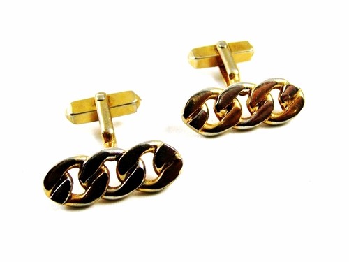 True vintage goldtone knots - true,