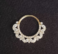 Or jaune 18 carats sur diamant