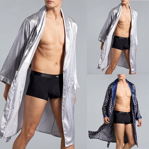 Hommes satin soie pyjama - satin,