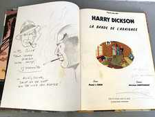 ZANON - VANDERHAEGHE. HARRY DICKSON. La bande de l'Araignée. Dessin original
