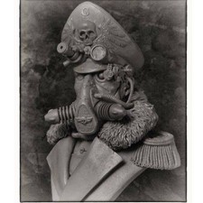 Maquette résine 1/9 BUST masque à gaz allemand Hydra officier steampunk non...