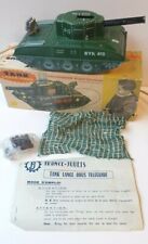 Rare Char tank FJ France-Jouet neuf boite jouet ancien en tôle époque Joustra