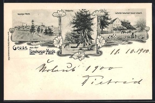 Carte postale lutterloh - carte, /