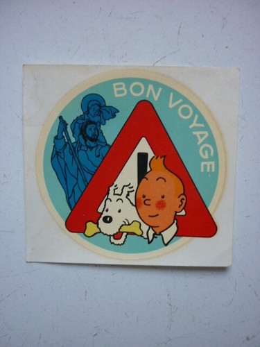 Autocollant tintin - autocollant,
