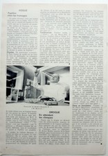 HENRI CHARRIERE / PAPILLON =   Coupure de presse RARE de 1 PAGE 1969 / CLIPPING