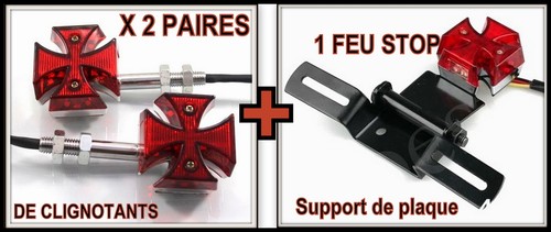 Support plaque 2 paires - de, +