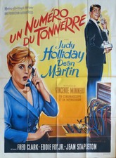 BELLS ARE RINGING - MINNELLI / HOLLIDAY / MARTIN - ORIGINAL LARGE MOVIE POSTER