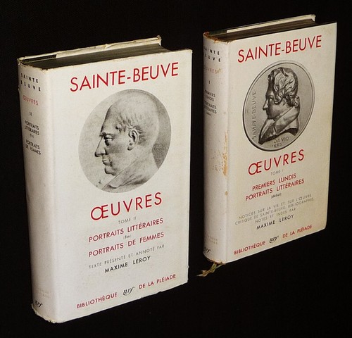 Oeuvres sainte beuve tomes - oeuvres, sainte-beuve,