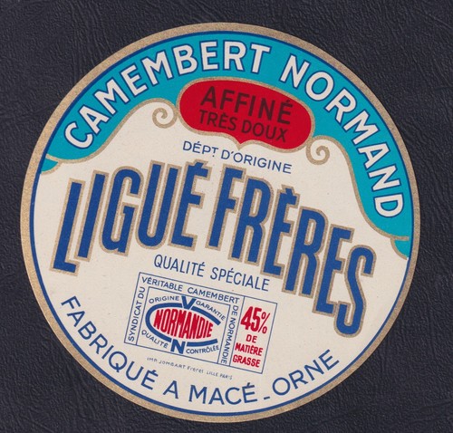 Ancienne étiquette fromage - ancienne,