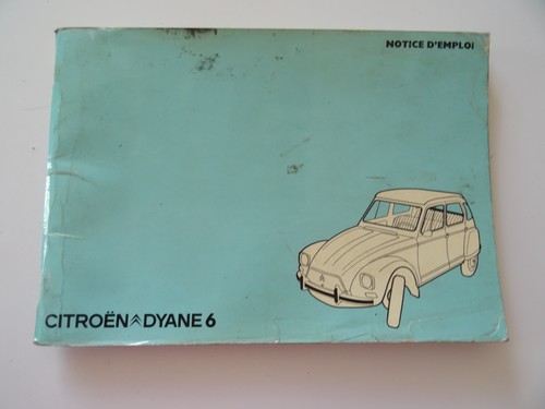 Citroen dyane notice - 6,