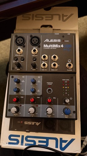 Alesis multimix usb mixing - alesis, 4