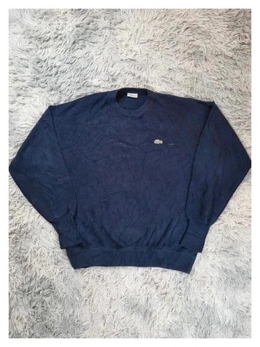 Lacoste pull col rond - , bleu