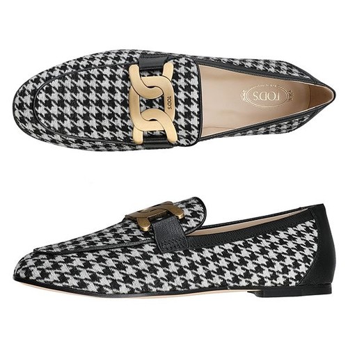 Tods loafers catena - femme, noir